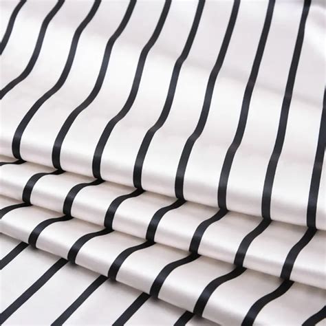 satin fabric metallic stripe|black and white pinstripe fabric.